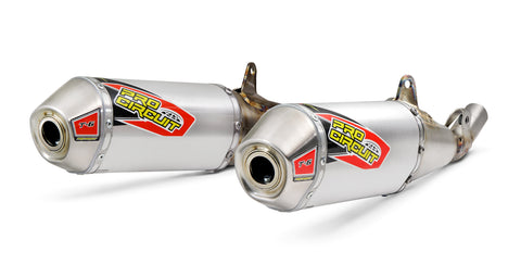 T-6 STAINLESS DUAL SLIP-ON CRF450R 19-20